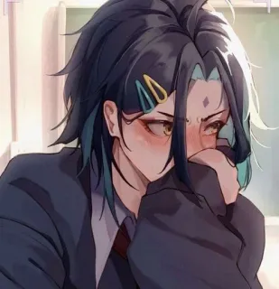 🌟 850476e2 Xiao Genshin Impact Anime, Genshin Impact, Xiao, Videogame personage, Fanart telegram sticker