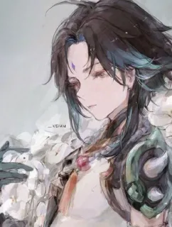 🌟 af99d72f Xiao Genshin Impact Anime, Personage, Fanart, Spel, Genshin Impact, Xiao telegram sticker