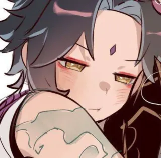 🌟 e55f003c Xiao Genshin Impact Anime, Spel, Genshin Impact, Xiao, Personage, Fanart telegram sticker