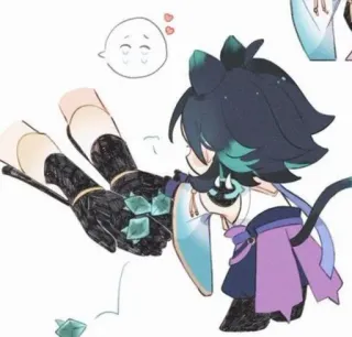 🌟 ebc6b757 Xiao Genshin Impact Genshin Impact, Xiao, Anime, Spel, Personage, Fanart telegram sticker