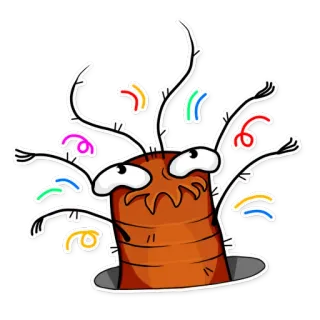 🎉 27e97788 coriandoli, festa, celebrazione, mostro, cartone animato, adesivo telegram sticker