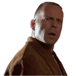 😯 c9edca7b Bruce Willis Schauspieler, Mann, ernst, Film whatsapp sticker