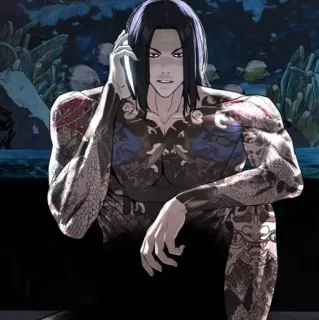 😡 45c3ee19 tato, pria, seni, gambar, karakter, ilustrasi whatsapp sticker