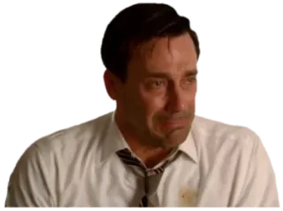 😭 af2cc090 weinen, traurig, verärgert, mann, emotional telegram sticker