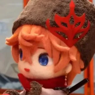 🥨 2a4c3d5f Tartaglia Genshin Impact Tartaglia, Genshin Impact, Chibi, Boneka, Karakter video game telegram sticker