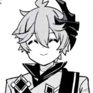 🥨 8d5843de Tartaglia Genshin Impact Anime, Video game, Genshin Impact, Tartaglia, Childe telegram sticker