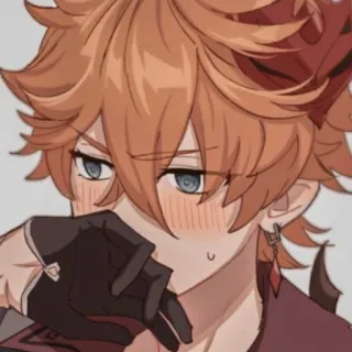 🥨 b621c620 Tartaglia Genshin Impact Anime, Game, Karakter, Genshin Impact, Tartaglia, Video game, Seni digital telegram sticker