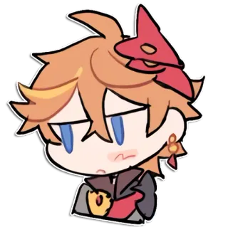 ☺️ f38074a5 Tartaglia Genshin Impact Video game, Anime, Genshin Impact, Tartaglia, Childe, Karakter telegram sticker