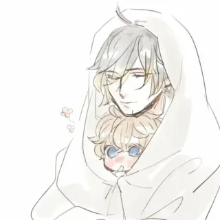 🍂 44cc2151 アニメ, 可愛い, イラスト, 漫画, 癒し, 毛布 telegram sticker