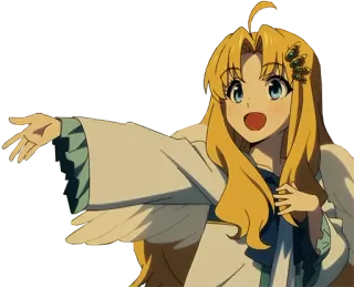 😇 1a07a93c Filo Rising of the Shield Hero anime, Filo, Rising of the Shield Hero, blonde, girl telegram sticker