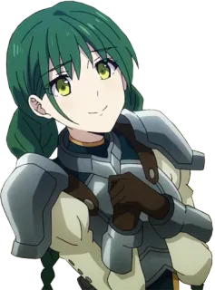 🙏 22ea6728 anime, character, armor, fantasy telegram sticker