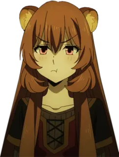 😕 23769184 Raphtalia The Rising of the Shield Hero anime, fantasy, hero, character, Raphtalia telegram sticker