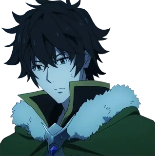 😓 71ec15f1 Naofumi Iwatani The Rising of the Shield Hero anime, male, character, the rising of the shield hero telegram sticker