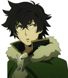❓ a7a77591 Naofumi Iwatani The Rising of the Shield Hero anime, character, The Rising of the Shield Hero, Naofumi Iwatani telegram sticker