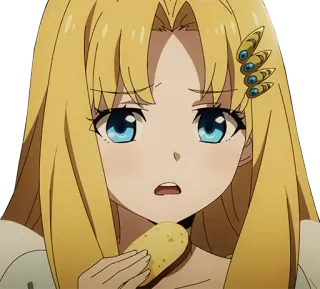 😕 de15d552 Filo The Rising of the Shield Hero anime, Filo, Rising of the Shield Hero, character, blonde, girl telegram sticker
