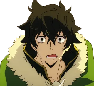 🤨 f89f362a Naofumi Iwatani The Rising of the Shield Hero anime, the rising of the shield hero, naofumi iwatani telegram sticker