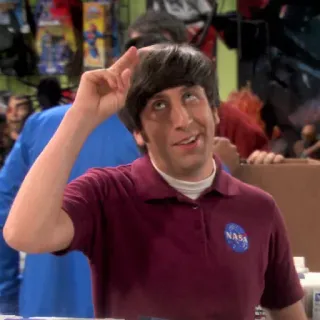 👊 8a3a7614 Howard Wolowitz The Big Bang Theory Howard Wolowitz, NASA, The Big Bang Theory, Sitcom telegram sticker