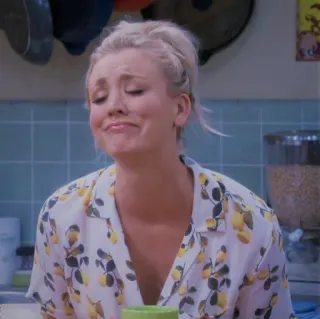 🤩 8c7590ef Penny The Big Bang Theory penny, kaley cuoco, the big bang theory, televisión, sitcom, actriz telegram sticker