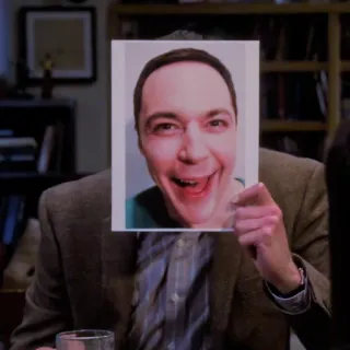 😂 8efffaff Sheldon Cooper The Big Bang Theory sheldon, cooper, big bang theory, serie tv telegram sticker