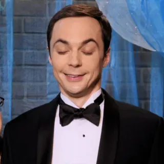 🙂 9812df03 Sheldon Cooper The Big Bang Theory Sheldon Cooper, The Big Bang Theory, televisión, sitcom, inteligente, personaje, tele telegram sticker