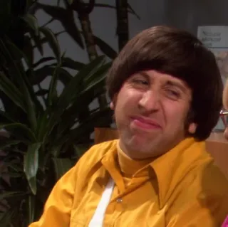 😊 cf12da8b Howard Wolowitz The Big Bang Theory serie tv, personaje, actor, humor, divertido, comedia telegram sticker