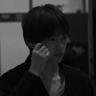 ▪️ 6908296f mężczyzna, osoba, portret, czarno-białe, monochromatyczny, twarz telegram sticker