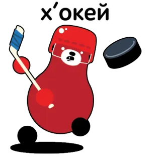 Талисманы Команды России telegram stickers