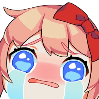 😭 3354a371 anime, crying, sad, emotions, cartoon, sticker telegram sticker