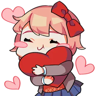 Doki Doki Literature Club whatsapp stickers