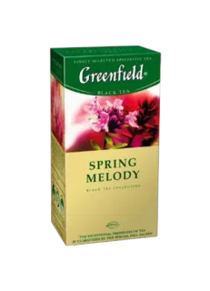 💜 dfff74d5 FINELY SELECTED SPECIALITY TEA Greenfield BLACK TEA SPRING MELODY BLACK TEA COLLECTION THE EXCEPTIONAL FRESHNESS OF TEA IS GUARANTEED BY THE SPECIAL FOIL PACK tè, primavera, melodia, nero, Greenfield telegram sticker