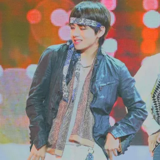 👽 8c8a317e V kpop, bts, idol, piosenkarz, v, koreański, zespół telegram sticker