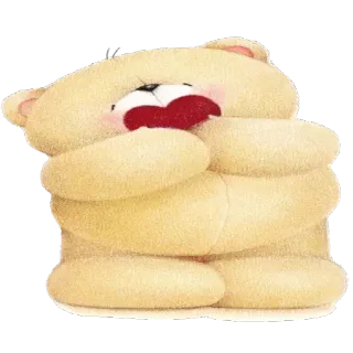❤️ 689a6f82 osito de peluche, abrazo, corazón, amistad, amor telegram sticker