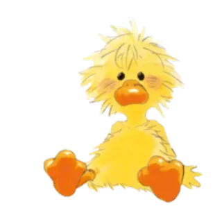 😦 e765ab0c patito, bebé pato, lindo, animal, pájaro, amarillo telegram sticker