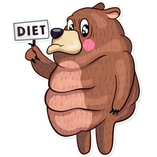 Honey Bear telegram stickers