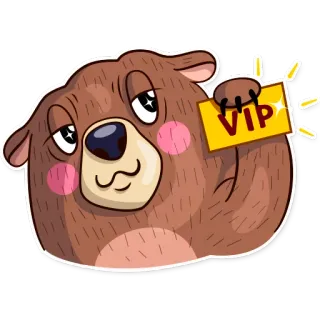 Honey Bear telegram stickers