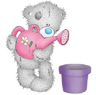 Teddy bear (❤) telegram stickers