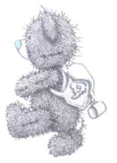 😜 5e033267 熊, 泰迪熊, 贴纸, 卡通 telegram sticker