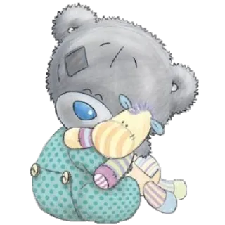 Teddy bear (❤) telegram stickers