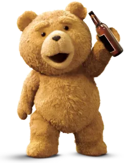 🍺 168f3c37 Ted beruang, film, minum, bir, komedi, alkohol whatsapp sticker