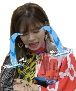 😭 7c9e8609 mulher, chorando, triste, lágrimas, emoção, chateado telegram sticker