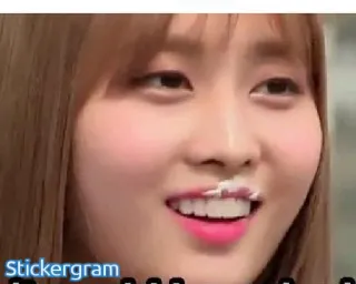 😋 cc882de6 Stickergram mulher, rosto, coreano telegram sticker