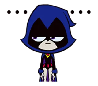 😀 2037aeac Raven Teen Titans cartoon, superhero, magic, teen, titans telegram sticker