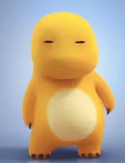 ✨ a18a0fc1 卡通, 可爱, 黄色, 角色, 吉祥物 telegram sticker