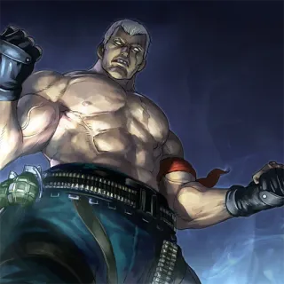 👿 0214ff52 นักสู้, ระเบิด, โกรธ, มีกล้าม, วิดีโอเกม whatsapp sticker