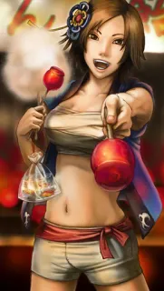 😃 325cfbe3 อนิเมะ, ผู้หญิง, แอปเปิลเคลือบ, ฤดูร้อน, เทศกาล whatsapp sticker