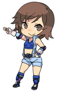 🙂 33a25d0a จิบิ, โรลเลอร์สเก็ต, อนิเมะ, น่ารัก, ผู้หญิง whatsapp sticker