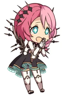 🙏 a03caf38 อนิเมะ, จิบิ, น่ารัก, คาวาอิ, ผมสีชมพู, แฟนตาซี whatsapp sticker