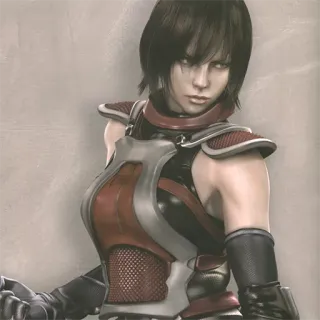 😠 c9c8df4e นักรบหญิง, วิดีโอเกม, นักสู้, เกราะ, การต่อสู้, ตัวละคร whatsapp sticker