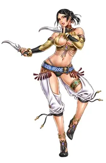 🗡 e7e34f99 ผู้หญิง, มีด, อาวุธ, แฟนตาซี, นักสู้ whatsapp sticker