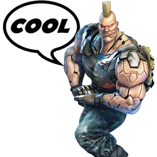 🆒 1f103d97 COOL Cyborg, Soldat, Futuristisch, Hart, Muskulös, Sci-Fi, Harter Kerl, Kämpfer whatsapp sticker